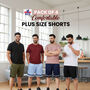 Pack of 4 Comfortable Plus Size Shorts (4MPS1)