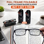 Full Frame Foldable Adaptive Power Reading Glasses Buy 1 Get 2 Free (3FORG11)