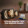 3D-Screen Magnifier with Eyes Protection Enlarged With Free Earpods (3DMPE1)