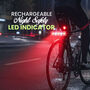 Rechargeable Night Safety LED Indicator For BIke, Scooter, Cycle (BSL4)