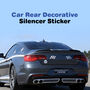 Car Rear Decorative Silencer Sticker
