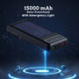 15000 MAh Solar Powerbank With Emergency Light (PB36)