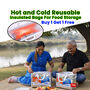 Hot and Cold Reusable Insulated Bags For Food Storage - Buy 1 Get 1 Free (2HCB1)