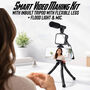 Remote Controlled Smart Video Making Kit with Inbuilt Flood Light + Mic + Tripod (SVMK2)