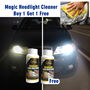Pack of 2 Headlight Cleaner For Car Bike Truck (HLC2)
