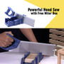 Hand-Powered Steel Mitre Box With Hand Saw (MHS1)