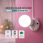 Hidden Bulb Holder Wifi live Camera (CCTV40)