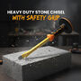 Heavy Duty Stone Chisel With Safety Grip (DSC1)