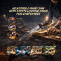 Adjustable Hand Saw With Safety Locking Knob For Carpenter (PH01)