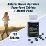 Green Spirulina Energy Tabs 1 Month Pack (NUTRA36)