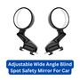 Adjustable Wide Angle Blind Spot Safety Mirror For Car (BM4)