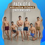 Pack of 6 Attractive Printed Underwears (MUR9)