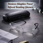 Rimless Adaptive Power Bifocal Reading Glasses (1BORG)