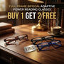 Full Frame Bifocal Adaptive Power Reading Glasses B1G2 Free (3BORG16)