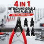 4 In 1 Interchangeable Ring Plier Set (CP01)