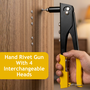 Hand Rivet Gun With 4 Interchangeable Heads (HR01)