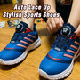 Auto Lace Up Stylish Sports Shoes (SS42)