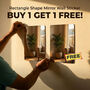 Rentangle Shape Mirror Wall Sticker - B1G1 (MSW7)