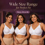 3 Chikan Work Full Coverage Non Padded Dailywear Bra For Heavy Bust (3FCB7)
