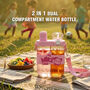 2 In1 Dual Compartment Water Bottle (1DCB1)