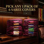 Pick any 1 Pack of 6 Saree cover (6SC3)