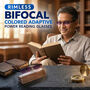 Rimless Bifocal Colored Adaptive Power Reading Glasses (1BCORG)