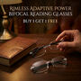 Rimless Adaptive Power Bifocal Reading Glasses Buy 1 Get 1 Free (2BORG1)