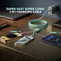 Super Long 3 In 1 Fast Charging Cable (CDC23)