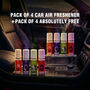Pack of 4 Car Air Fresheners + Pack Of 4 Absolutely Free (CAF2)