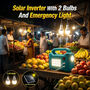 Solar Inverter With 2 Bulbs And Emergency Light (MSI2)