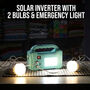 Solar Inverter With 2 Bulbs And Emergency Light (MSI2)