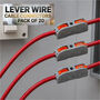 Lever Wire Cable Connectors Pack of 20 (HT66)