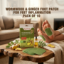 Wormwood & Ginger Foot Patch For Feet Inflamation - Pack of 10 (CD-GF)