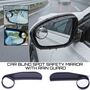 Car Blindspot Mirror With Rain Guard (BM6)
