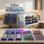 5 Pcs Fridge Cover Set With 10 Free Gifts (5FC12)