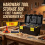 Hardware Tool Storage Box With Free Hand Tool Kit (HT103)