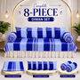 Pack Of 8 Royal Comfort Diwan Set (DWS3)