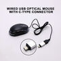 Wired USB Optical Mouse With C type Connector (WUMC)