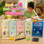 Pack of 4 Sank Magic Book With Free Magic Color Book (4STA)