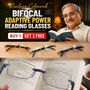 Rimless Coloured Bifocal Adaptive Power Reading Glasses Buy 1 Get 2 Free (3BOC6RG24)