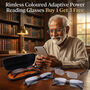 Rimless Coloured Adaptive Power Reading Glasses Buy 1 Get 3 Free (4OC2RG23)