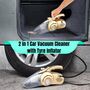 2 In 1 Car Vacuum Cleaner with Tyre Inflator (TI10)