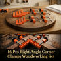 16 Pcs Right Angle Corner Clamps Woodworking (HT126)