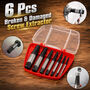6 Pcs Chrome Vanadium Steel Damaged Screw (HT134)