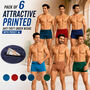 Pack of 6 Attractive Printed Underwears (MUR10)