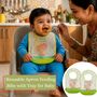 Reusable Apron Feeding Bibs With Tray For Baby (BCK2)