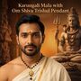 Karungali Mala With Om Shiva Trishul Pendant (SJPN16)