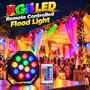 RGB LED Remote Controlled Flood Light (DL12)
