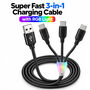 Super Fast 3-in-1 Charging Cable with RGB Light (CDC41)