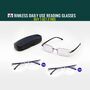 Rimless Daily Use Bifocal Reading Glasses - Buy 1 Get 2 FREE (3BRG16)